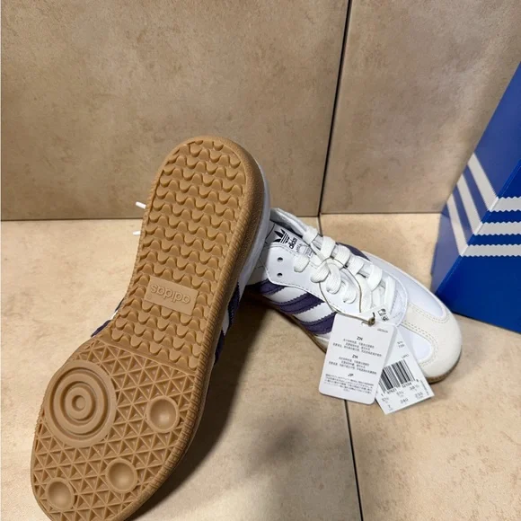 adidas Samba OG Cloud White / Alumina / Aurora Plum - Picture 11 of 11